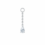 Подвеска с кристаллом Pear